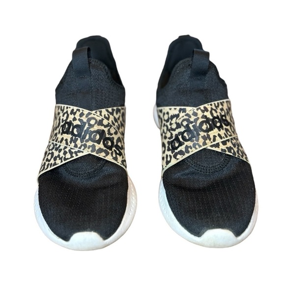 Adidas Puremotion Adapt Black Slip on Sneakers Chetah X Strap Size 6.5 - Picture 4 of 11
